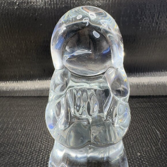 Vintage 1980s Clear Angel Girl Figurine Paperweight Decorative Figure Decor VTG - Picture 6 of 9